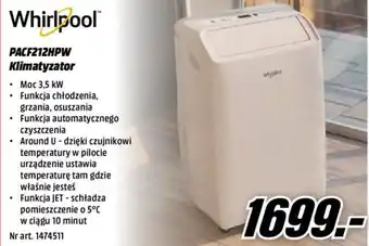Media Markt Whirlpool PACF212HPW Klimatyzator oferta