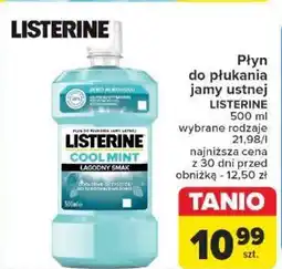 Carrefour Market Płyn do płukania jamy ustnej LISTERINE 500 ml oferta