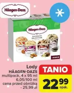 Carrefour Lody Häagen-Dazs 4 x 95 ml oferta