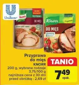 Carrefour Przyprawa do mięs KNORR 200 g oferta