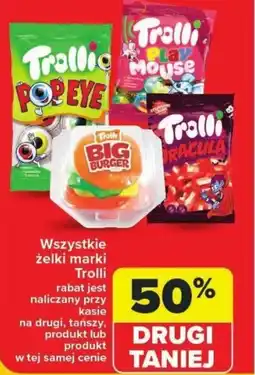 Carrefour Wszystkie żelki marki Trolli oferta