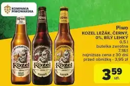 Carrefour Piwo KOZEL LEŽÁK, ČERNÝ, 0%, BÍLÝ LEHKÝ 0,5 l oferta