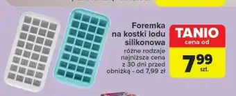 Carrefour Foremka na kostki lodu silikonowa oferta