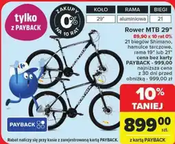Carrefour Rower MTB 29" oferta