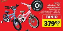 Carrefour Rower dziecięcy 14" oferta