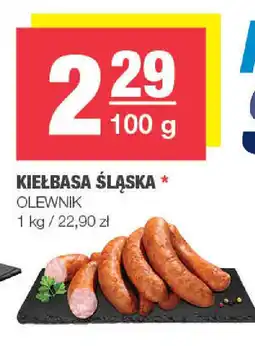 SPAR mini KIEŁBASA ŚLĄSKA OLEWNIK 100g oferta