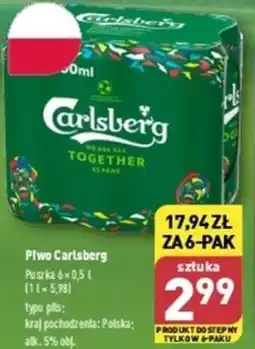 ALDI Piwo Carlsberg 0,5l oferta