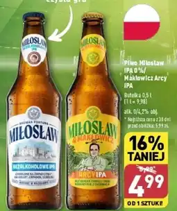 Piwo Miłosław IPA 0%/Makłowicz Arcy IPA 0,5l