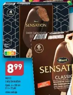 ALDI MUCCI Lody Sensation 4 × 100 ml oferta