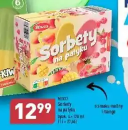 ALDI MUCCI Sorbety na patyku 4 × 120 ml oferta