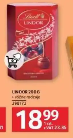 Selgros LINDOR 200 G oferta
