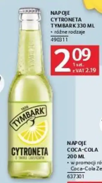 Selgros NAPOJE CYTRONETA TYMBARK 330 ML oferta