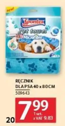 Selgros RĘCZNIK DLA PSA 40 x 80 CM oferta