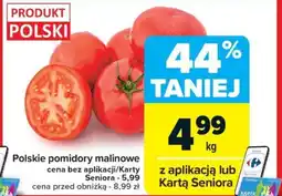Carrefour Polskie pomidory malinowe 1 kg oferta