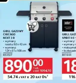 Selgros GRILL GAZOWY CHICAGO NEXT 3 R oferta