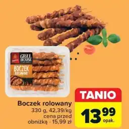 Carrefour Boczek rolowany 330 g oferta