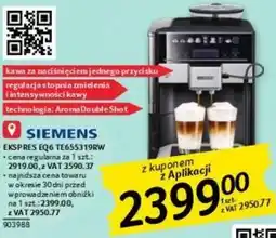 Selgros SIEMENS EKSPRES EQ6 TE655319RW oferta