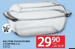 Selgros NACZYNIE ŻAROODPORNE Z POKRYWĄ 5,2L oferta