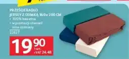 Selgros PRZEŚCIERADŁO JERSEY Z GUMKĄ 160x200 CM oferta