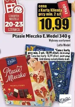 Topaz Ptasie Mleczko E.Wedel 340 g oferta