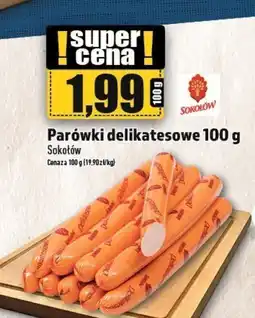 Topaz Parówki delikatesowe Sokołów 100 g oferta