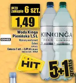 Topaz Woda Kinga Pienińska 1,5 l oferta