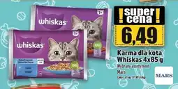 Topaz Karma dla kota Whiskas 4 x 85 g oferta
