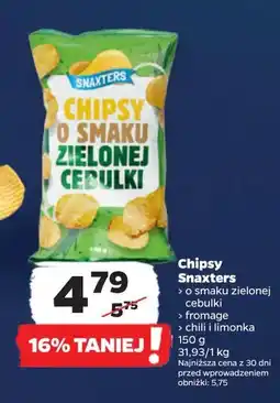 Netto Chipsy chili & limonka Snaxters oferta