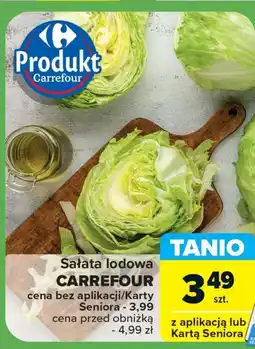 Carrefour Sałata lodowa oferta