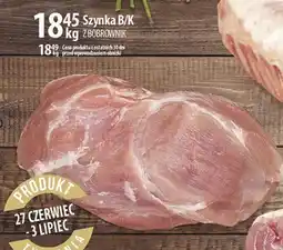 Delisso Delikatesy Szynka B/K ZBOBROWNIK 1kg oferta