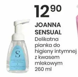 Sekret Urody JOANNA SENSUAL Delikatna pianka do higieny intymnej z kwasem mlekowym 260 ml oferta
