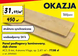 Bricoman Panel podłogowy laminowany, dąb chena m^2 oferta