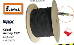 Bricoman Kabel ziemny YKY 3x1,5 mm^2 oferta