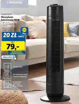 Lidl SILVERCREST Wentylator kolumnowy 50 W oferta