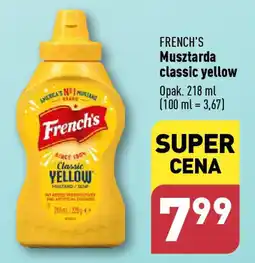ALDI FRENCH'S Musztarda classic yellow 218ml oferta