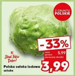 Kaufland Sałata lodowa K-classic stąd takie dobre! oferta