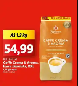 Lidl Kawa Bellarom caffe crema & aroma oferta