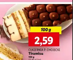 Lidl Tiramisu Chojecki oferta