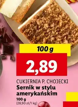 Lidl Sernik w stylu amerykańskim Chojecki oferta
