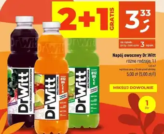 Dealz Napój owocowy Dr Witt oferta
