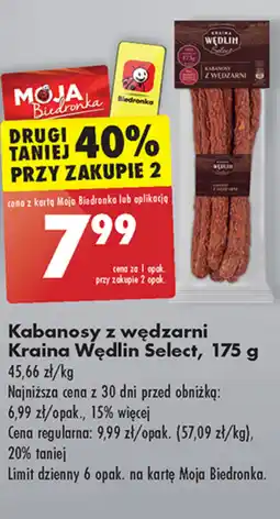Biedronka Kabanosy Kraina Wędlin oferta