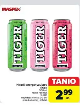 Carrefour Napój energetyczny Tiger oferta