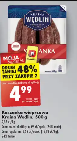 Biedronka Kaszanka oferta