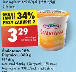 Biedronka Śmietana oferta