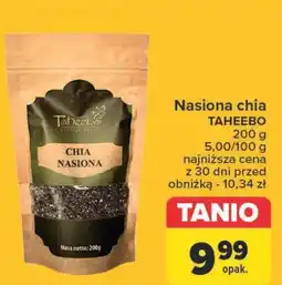 Carrefour Nasiona chia Taheebo oferta