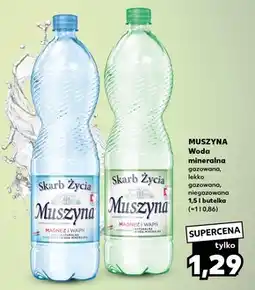 Kaufland Woda mineralna Muszyna oferta