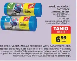Carrefour Worki na śmieci Jan Niezbędny oferta