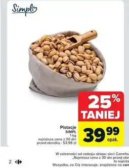Carrefour Pistacje Simpl oferta
