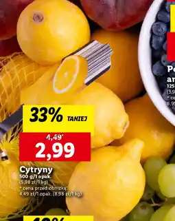 Lidl Cytryny 500 g oferta