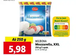 Lidl MILBONA Mozzarella 250 g oferta